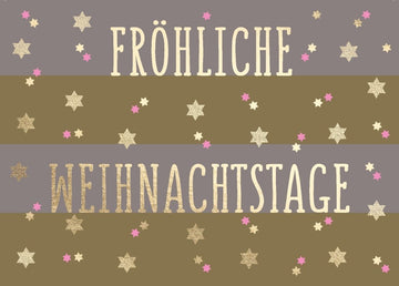 Weihnachtspostkarte - Besinnliche Grüße für die Festtage