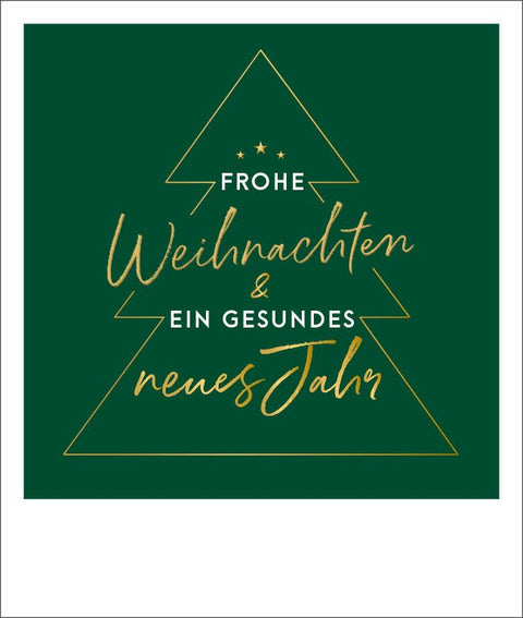Weihnachtspostkarte Business mehrsprachig - Besinnliche Grüße in verschiedenen Sprachen