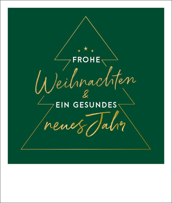 Weihnachtspostkarte Business mehrsprachig - Besinnliche Grüße in verschiedenen Sprachen