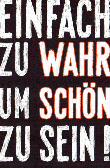 Witzige Sprüche Postkarte – Humorvolles Schwarz - Weiß Design mit Ironie & Direktheit