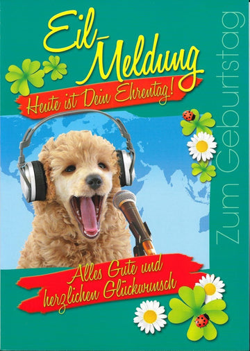 XXL Geburtstagsgrußkarte Breaking News - Einzigartiger Hingucker für besondere Anlässe