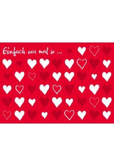 Postkarte Liebe Einfach nur mal so