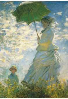 Kunstkarte Claude Monet - Madame Monet mit Sohn