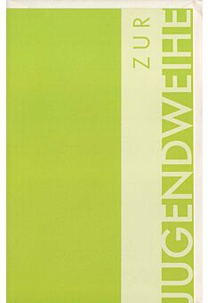 Glückwünschkarte Jugendweihe grün modern