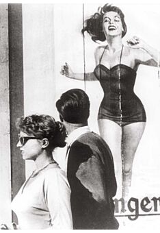 Postkarte schwarz weiß: The Look, 1958