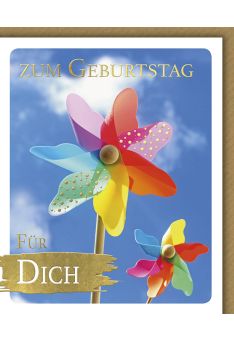 Glückwunschkarte Geburtstag Snapshot Windrad Zum Geburtstag für dich