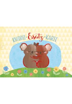 Postkarte Liebe Knuddel-Ersatz_Karte