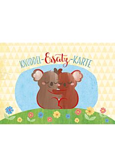 Postkarte Liebe Knuddel-Ersatz_Karte