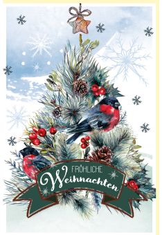 Karte Weihnachten Weihnachtskarte Fröhliche Weihnachten Weihnachtsbaum