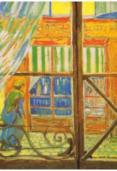 Kunstkarte Vincent van Gogh - Metzgerei, durch ein Fenster gesehen