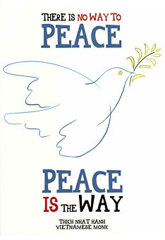 Postkarte Way to peace