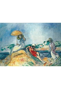 Kunstpostkarte H. Lebasque - Trois Femmes