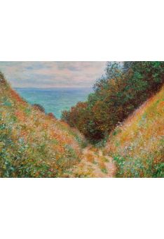 Kunstpostkarte Claude Monet - Road at La Cavée