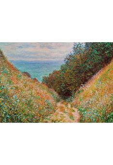 Kunstpostkarte Claude Monet - Road at La Cavée