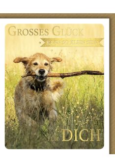 Glückwunschkarte Geburtstag Snapshot Großes Glück kann so klein sein, für dich