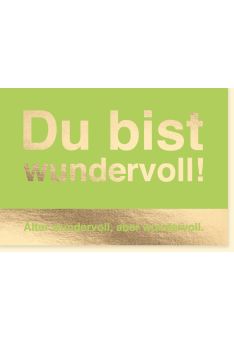 Geburtstagskarte Spruch witzig nur so alt, wie man aussieht