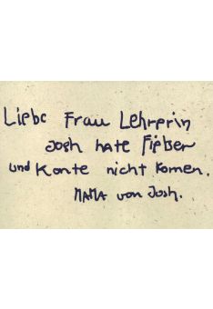 Postkarte witzig Spruch Liebe Frau Lehrerin