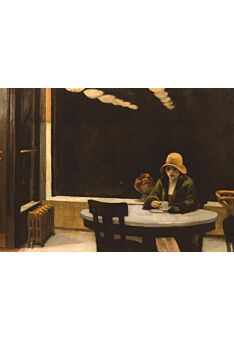 Kunstkarte Edward Hopper - Auomat