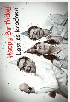 Glückwunschkarte Geburtstag Spruch Happy Birthday! Lass es krachen