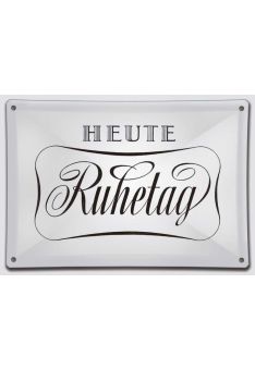 Postkarte Sprüche: Ruhetag