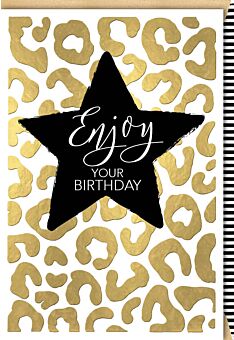 Glückwunschkarte Geburtstag Spruch Enjoy your Birthday