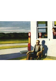 Kunstkarte Edward Hopper - Four Lane Road