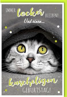 Geburtstagskarte lustig Immer locker bleiben!