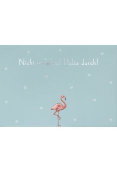 Postkarte Spruch Cityproducts Nicht umfallen! Halte durch!