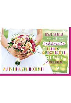 Grußkarte Hochzeit Spruch Liebesgeschichte