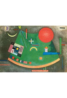 Kunstpostkarte Wassily Kandinsky - Fleche vers le cercle