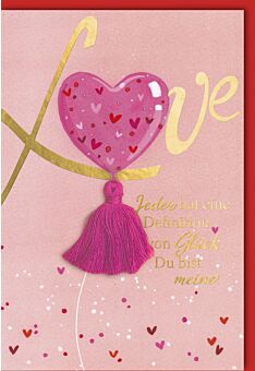 Valentinstagskarte "Definition von Glück"