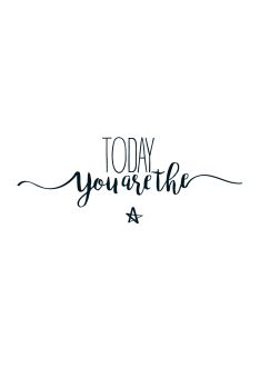 Geburtstagspostkarte Cityproducts Today you are the star