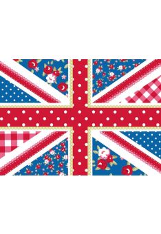 Postkarte blanko: Union Jack