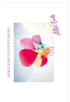 Glückwunschkarte Geburtstag Herzliche Glückwünsche Alles Gute Gutsch