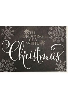 Design Weihnachtsgrußkarte White Christmas