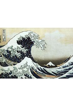Kunstkarte Katsushika Hokusai - Cresting wave off the coast of Kanagawa
