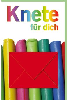 Karte mit Geldfach: Knete