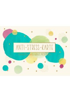 Postkarte Spruch Anti-Stress-Karte