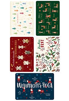 5er Postkarten Set Weihnachtskarten Postkarten Gutsch