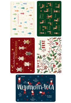 5er Postkarten Set Weihnachtskarten Postkarten Gutsch