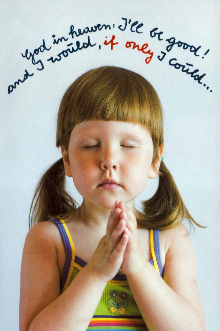 Postkarte Spruch englisch God in heaven...