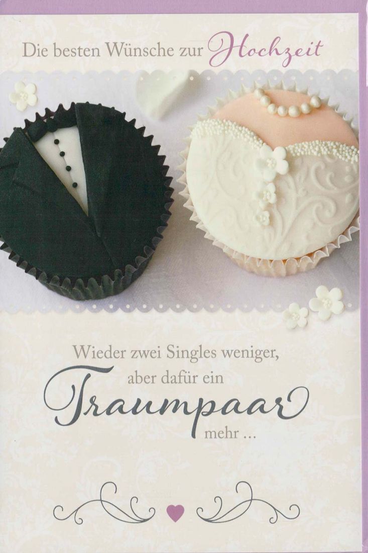 Hochzeitskarte lustiger Spruch ein Traumpaar mehr