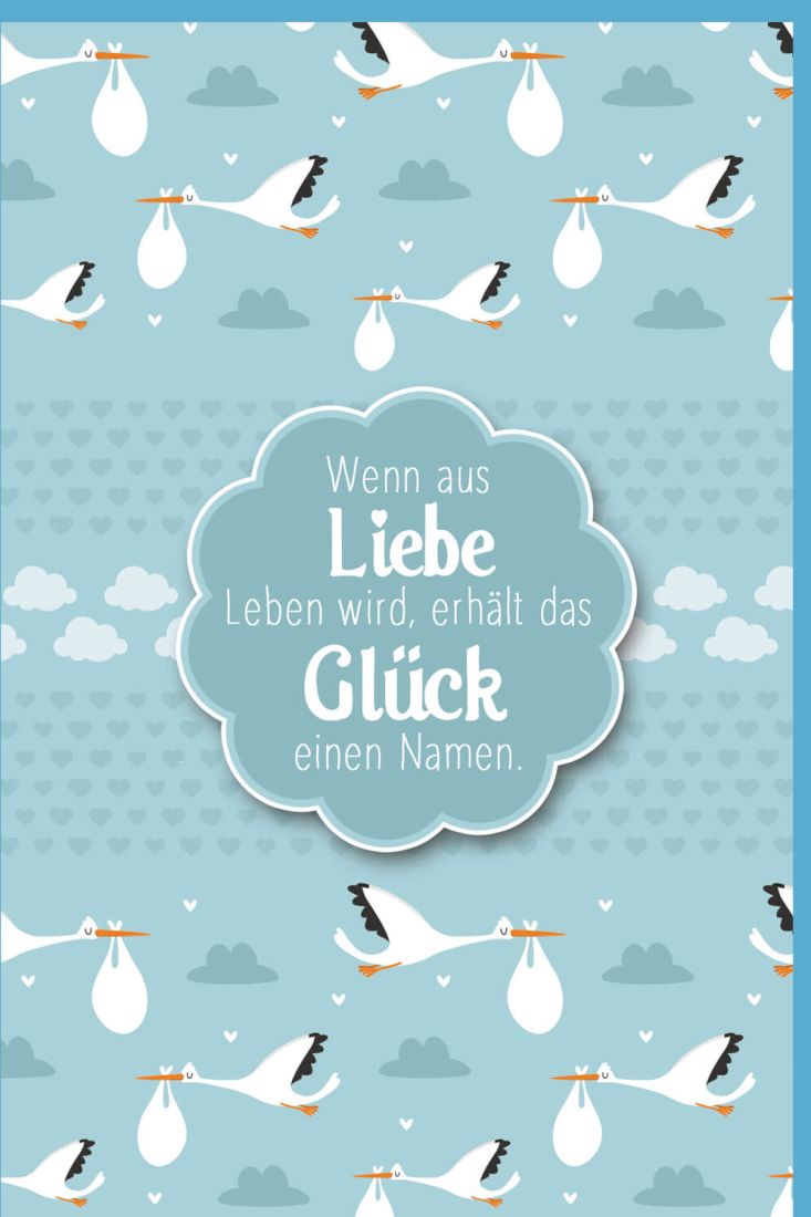 Glückwunschkarten Geburt Jungen Wenn aus Liebe Leben wird