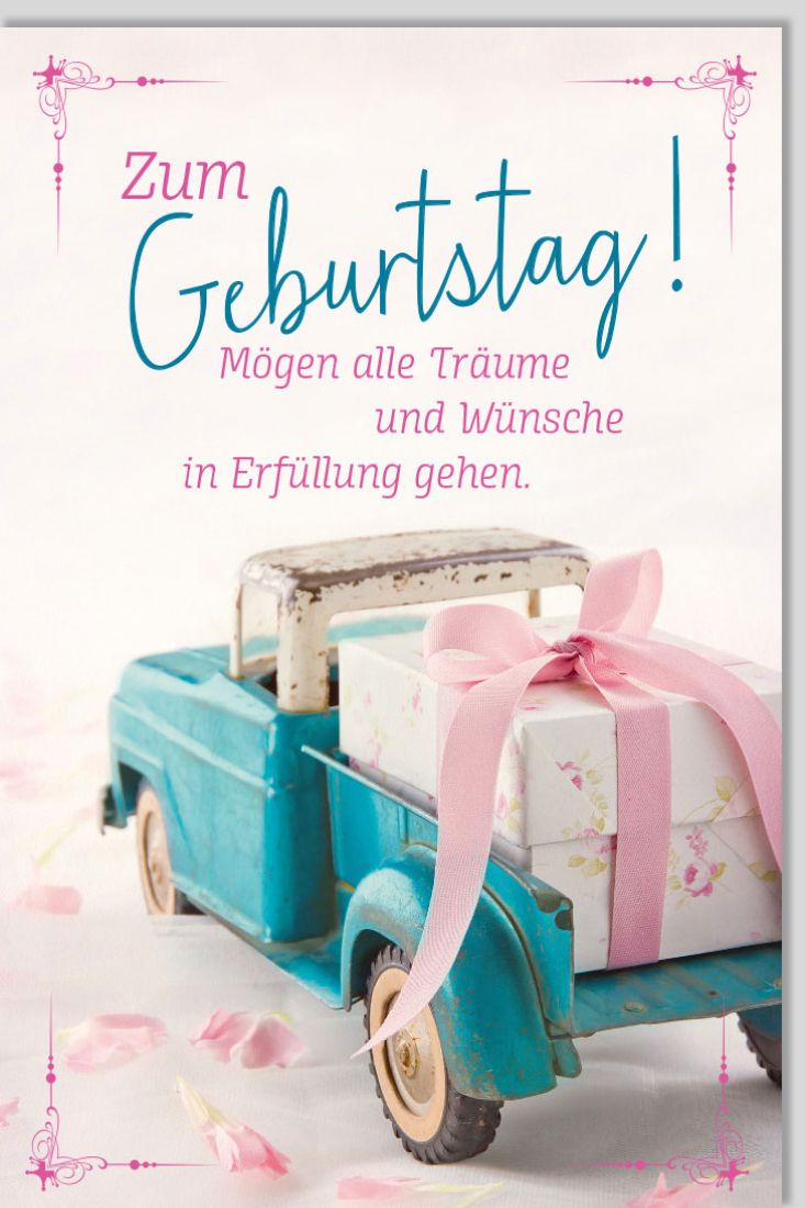 Glückwunschkarte Geburtstag Spruch Zum Geburtstag! Mögen alle Träume