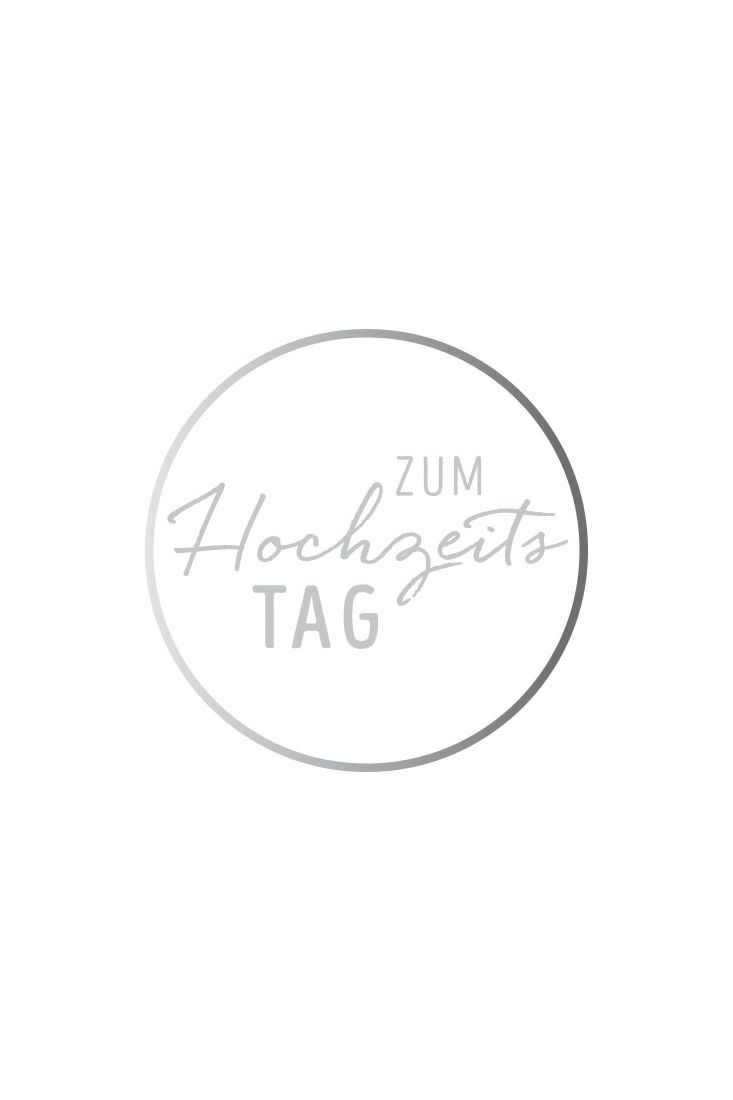 Applikation Hochzeitstag Pappe abgesetzt mit Schaumstoff Klebepad