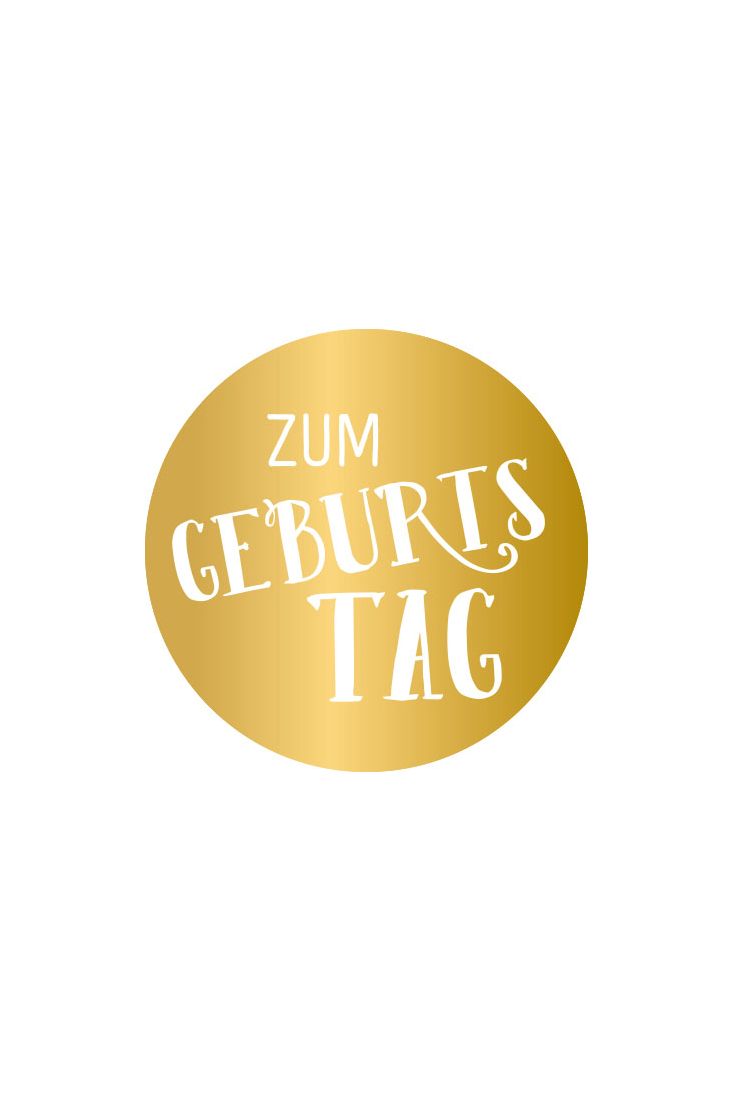 Applikation Zum Geburtstag Pappe abgesetzt mit Schaumstoff Klebepad