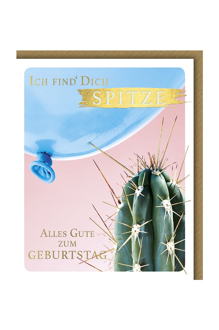 Glückwunschkarte Geburtstag Snapshot Ich find dich spitze