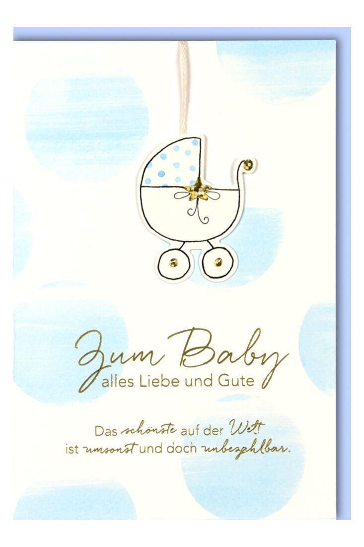 Karte Geburt Baby Junge Das Schönste auf der Welt