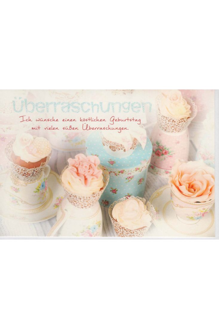 Geburtstagskarte nostalgisch: Überraschungen