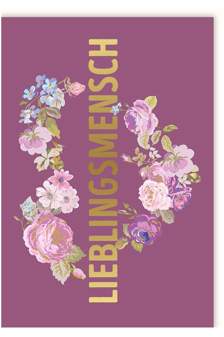 Geburtstagskarte für Partner Illustration Lieblingsmensch